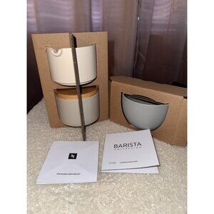 Nespresso Stackable Serving Set And Barista Medium Cappuccino Mug